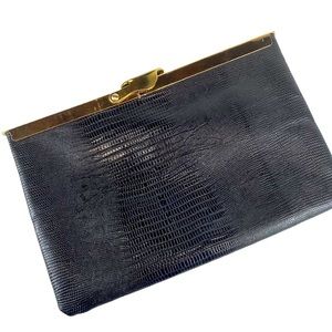 Vintage Etra leather clutch